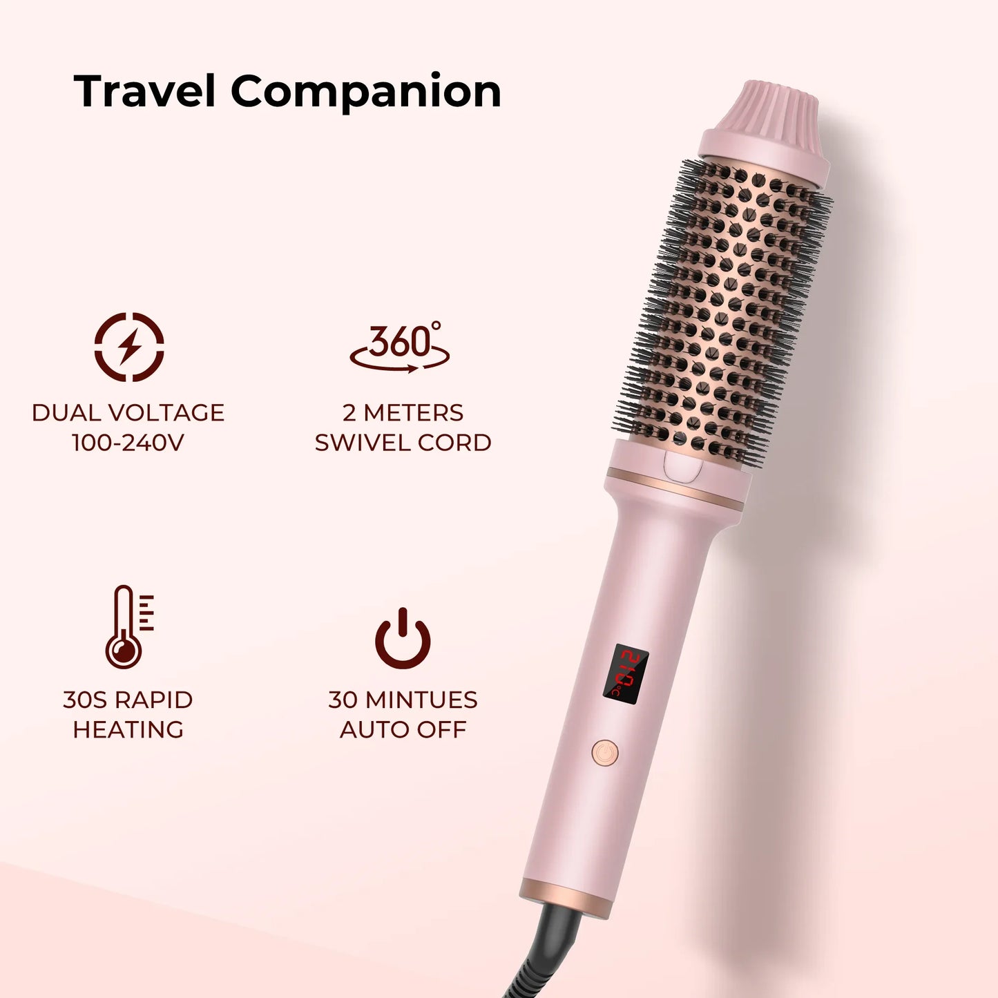 CurlCrush™ 4-in-1 Thermal Styling Brush